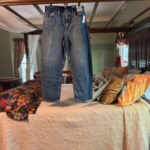 NWT GAP high rise barrel jeans, size 8/29 petite